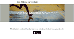 Desktop Screenshot of meditationontherun.com