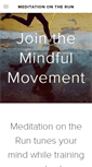 Mobile Screenshot of meditationontherun.com